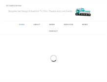 Tablet Screenshot of eccreativeservices.com